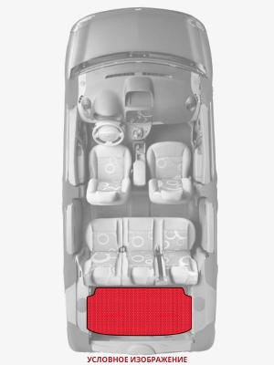 ЭВА коврики «Queen Lux» багажник для ИЖ 2715